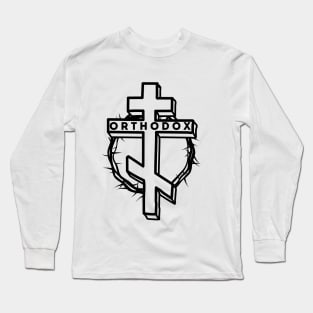 Orthodox Christian Cross Long Sleeve T-Shirt